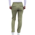 thumbnail image 2 of Adar Pro Pantalon d'Uniforme Ajusté à Jambe Fuselée pour Femmes, Olive Chiné, m, 2 of 7