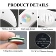 thumbnail image 4 of 4 x Lumière de Roue de Vélo LED, Lumière de Roue de Vélo LED Étanche avec 3 Modes Clignotants Lampe de Roue de Vélo pour Adulte et Enfant - Couleur, 4 of 5