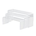 thumbnail image 3 of DOLITY 3 Pcs Support d'Exposition en Acrylique Présentoir Rack Support Étagère Multi-Niveaux Multifonction Transparent, 3 of 9