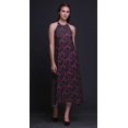 thumbnail image 2 of Bimba Robe de Plage Teinture sur Nœuds pour Femmes, Imprimée, Dos Nu, Longue, à Col Licou, Rayondress-Petit, 2 of 6