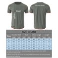 thumbnail image 3 of adviicd T-Shirts pour Hommes T-Shirt Ample à Manches Courtes en Coton Col Rond Doux BU2,L, 3 of 5