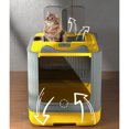 thumbnail image 4 of Enclosed Cat Litter Box, 17.5in Large Covered Kitty Litter Box with Lid, Scoop, Drawer Design Easy to Clean, Big Top Entry Deep Tray, Anti Splashing Removable High Sided Enclosure, 4 of 7