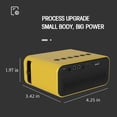 thumbnail image 3 of XZNGL Micro Usb to Micro Usb Cable Hd Projector 24 Ansi Home Video Projector Compatible with Usb| Av| Micro Sd| Audio Interface| Usb Flash Drive| Ios & Android Smartphone, 3 of 9