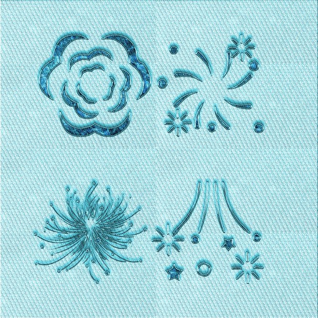 Ahgly Company Tapis d'Intérieur Lavable en Machine Carré Bleu Électrique Transitionnel, 5 Pieds Carré