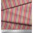 thumbnail image 2 of Soimoi Cotton Duck Fabric Vertical Stripe Printed Fabric 1 Yard 56 Inch Wide, 2 of 5