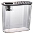 thumbnail image 2 of Milaget Desk Aquarium s Container Lightweight Storage Jar Terrarium Mini Tank for Home Terrapin Lizards Betta Black Lid, 2 of 9