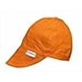 thumbnail image 3 of Comeaux Caps Réversible Bonnet de Soudage Uni Orange Taille 7 7/8, 3 of 3