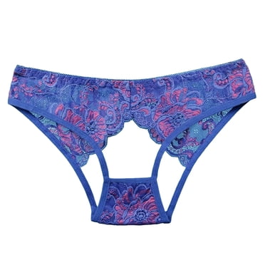 Ketyyh-chn99 Women's Boyshorts Underwear Seamless Boy Shorts Panties Underwear Women's Summer Thin Ribbons for L,Blue