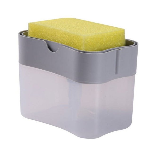 Yhmxh Kitchen Gadgets Kitchen Essentials 2-in-1Sponge Rack Soap Dispenser Soap Dispenser And Sponge Caddy 13 Ounces Kitchen Aid Attachments Kitchen Accessories for Home Kitchen Camping