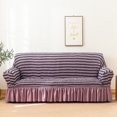 thumbnail image 1 of 2024 1 Piece Sofa Slipcover with Pleated Ruffled Skirt Washable High Stretch Durable Furniture Protector 3 Seater Pine Green, 1 of 12