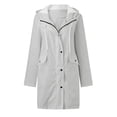 thumbnail image 1 of Baberdicy Plus Size Tops Rain Jacket Women's Breathable Large Sizes Raincoat Black Softshell Jacket Yellow Outdoor Jacket Transition Jacket Lightweight Jacket with Hood for Spring Autumn Hik, 1 of 6