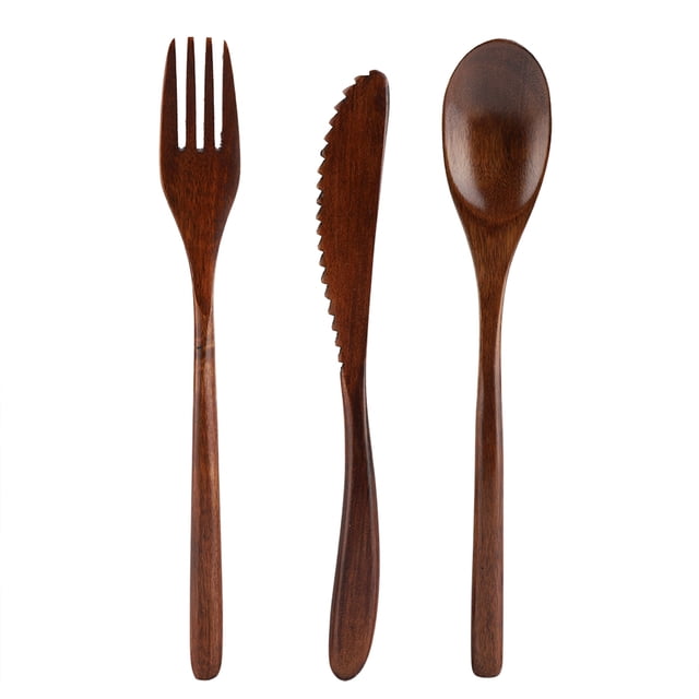 Utensils Cutlery Set Includes Knife/Fork/Spoon Travel Utensils Safe Non- Sturdy And Durable Adults For Kids