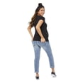 thumbnail image 3 of Paisley Sky Maternity Short Sleeve V-Neckline Tee, 3 of 6