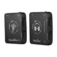 thumbnail image 4 of Wireless 2.4GHz Wireless Earphone Monitor Transmission System Rechargeable Transmitter and Receiver Mono/Stereo Switch 30m/98ft Transmission Distance for Studio Band Rehearsal Live, 4 of 6