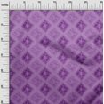 thumbnail image 3 of oneOone Rayon Purple Fabric Leaves Craft Projects Decor Fabric Printed By The Yard 56 Inch Wide, 3 of 5