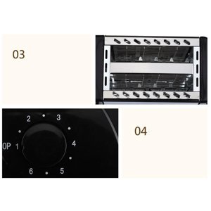 Toaster,BH 002 Automatic Toaster Multifunctional Toaster Automatic Toaster Modern Innovation