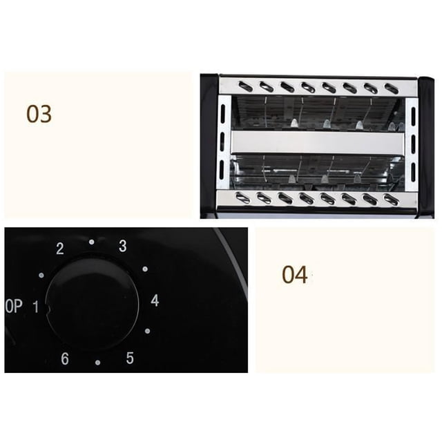 Slice Toaster,BH 002 Automatic Toaster Toaster Wide Slots Toaster Cutting-Edge Features