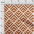 thumbnail image 2 of oneOone Rayon Rust Brown Fabric Geometric Fabric For Sewing Printed Craft Fabric By The Yard 56 Inch Wide, 2 of 4