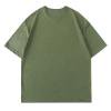thumbnail image 4 of Pisexur T Shirts for Man , Hommes Couleur Unie Mode Décontractée Ventilée Col Rond Exercice Manches Courtes Haut Vert Armée, Chemises de Golf Hommes & Chemises Hommes, 4 of 4
