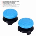 thumbnail image 3 of 2Pcs Thumbstick Joystick Cover Controller Grip, Soft Silicone Key Cap for  with Cool Texture Design Comfortable ABS Material 4 Colors, 3 of 7