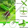 thumbnail image 5 of Efficient Weed Control Tool, Manual Weeder Hand Tool with 3 Stainless Steel Claws, Standing Plant Root Remover for Hassle-Free Gardening, Long Handle Weed Puller for Comfortable Yard Maintenance, 5 of 5