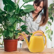 Chmadoxn Pitchers Watering Can Watering Can 1 Gallon Long Spout Watering Can Flower Patterns Indoor Watering Can With Handle Plastic Watering Can For Garden Plants watering can