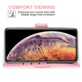 thumbnail image 3 of Wallet Case for iPhone XS Max, Blocking Card Slot Stand Shockproof TPU Interior Case PU Leather Magnetic Protect Flip Cover Compatible with iPhone XS Max, Pink, 3 of 5
