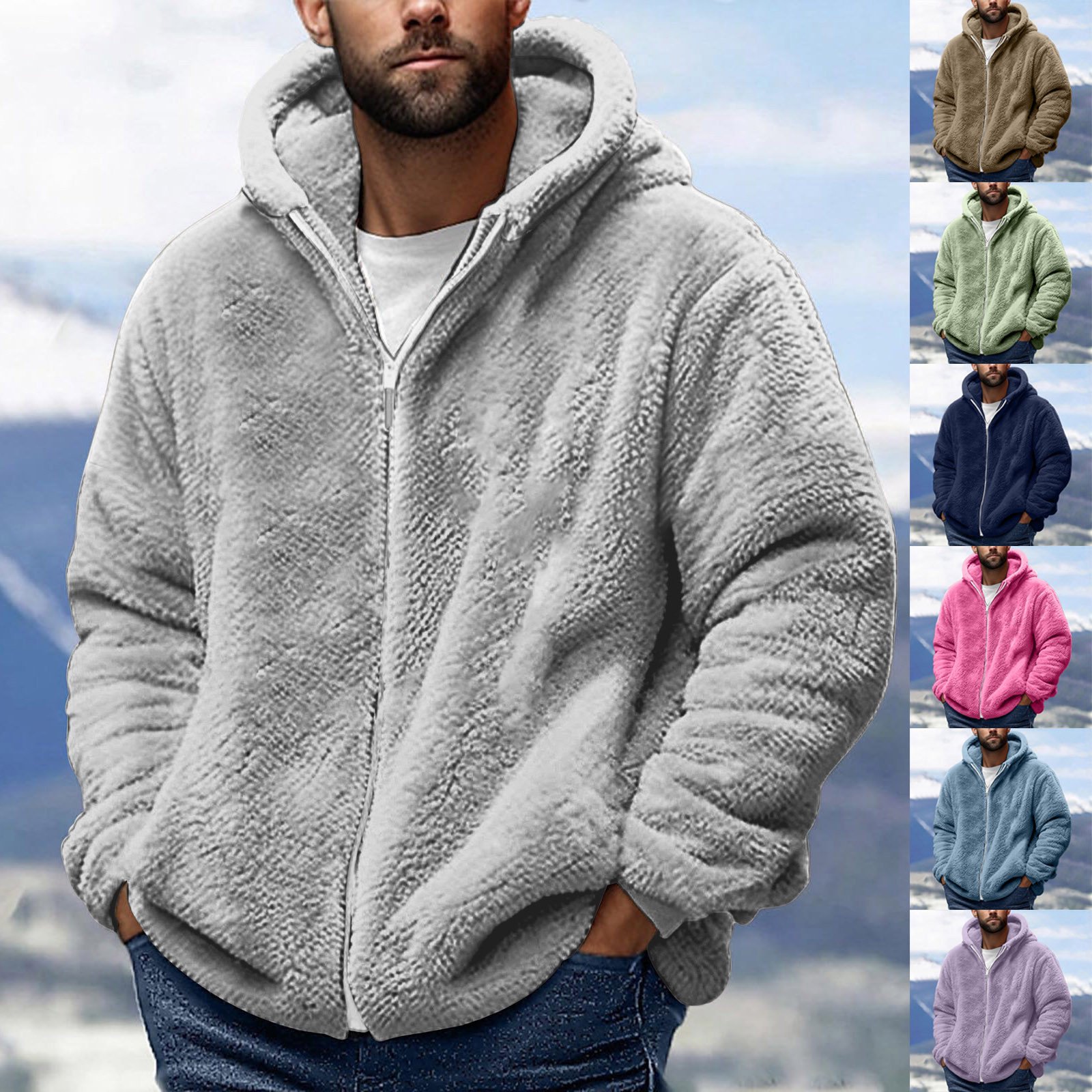 Zipper Mens 4xlt Winter Jacket Collar Large Tall Winter Jackets Collar Big And Tall Mens Winter Coats 5x  Men's Plus Size