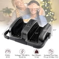 thumbnail image 3 of Costway Foot & Calf Massager Deep Kneading Shiatsu Massager Machine with Heat Gray, 3 of 10