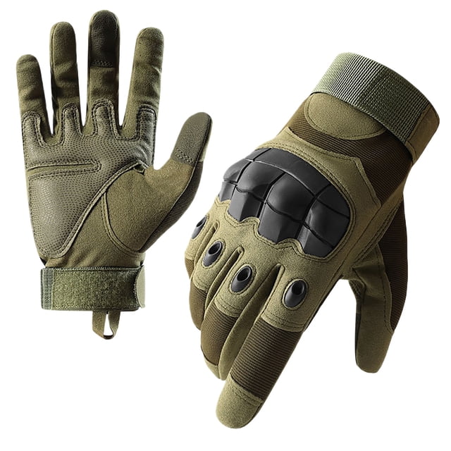 RXIRUCGD Couple Winter Gloves Outdoor Windproof Rainproof Cold Proof Ski Riding Warm Gloves( Green, Size:M )