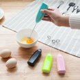 thumbnail image 4 of Electric Mini Egg Beater Drinks Milk Coffee Frother Handheld Foamer Whisk Mixer Stirrer, 4 of 12