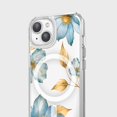 thumbnail image 2 of MagSafe iPhone 15 Blue Wildflower Clear Case, 2 of 5
