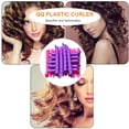 thumbnail image 3 of 1 Set Rouleau à Cheveux Service Puissant Fonction Utile Helper Curlers Curler Design Unique pour Cheveux Longs Rose Rouge + Violet Foncé, 3 of 6