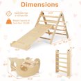 thumbnail image 3 of Gymax Jouets d'Escalade Intérieurs 7-en-1 pour Tout-Petits avec Rampe Réversible, Berceuse Otarie, 3 of 10