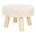 thumbnail image 3 of OULII Flower Pot Floor Stand Wood Round Stool Shape 1Pack for Gardening, 3 of 4
