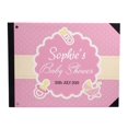 thumbnail image 1 of Darling Souvenir Pink Polka Dot & Frame Baby ShowerGuestbookHardbound Cover Personalized Printed MemoryGuestRegistry-9 x 12 Inches, 1 of 5