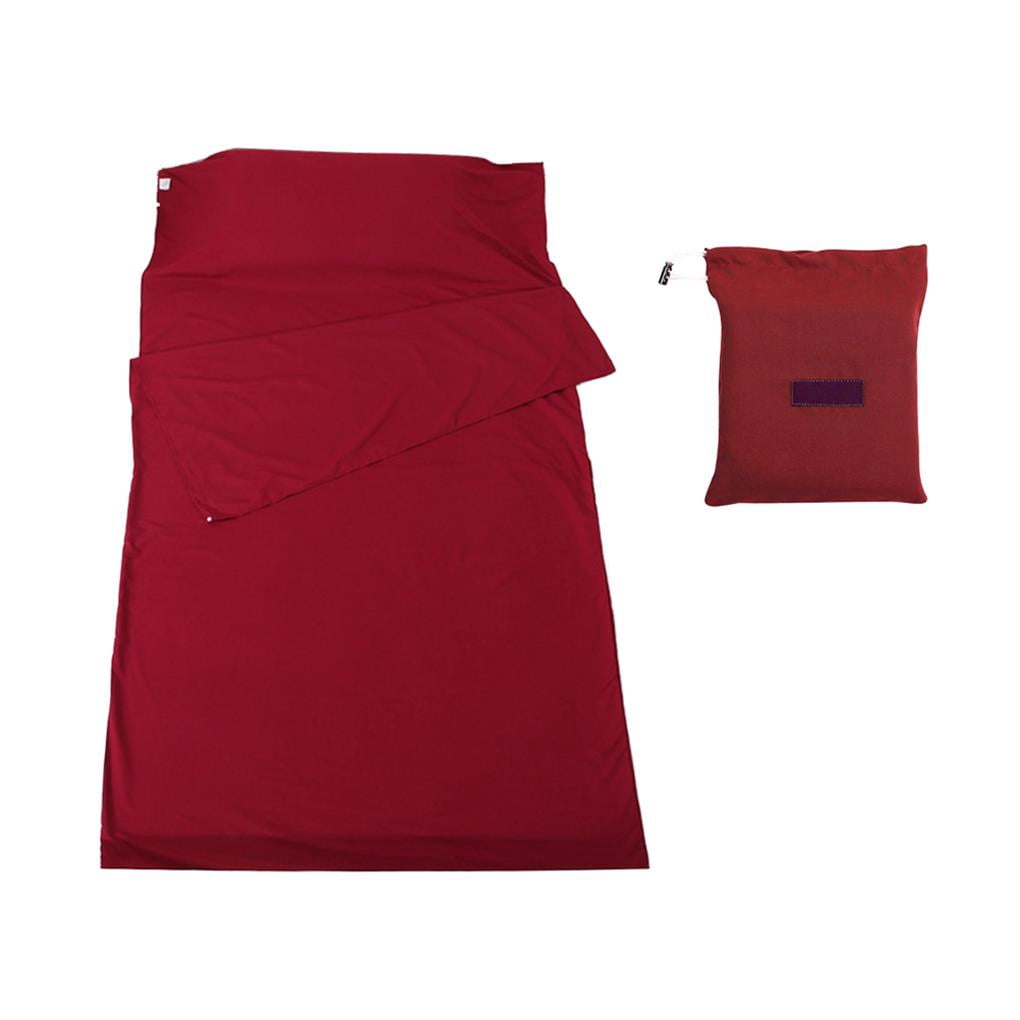 Langgg Portable Sleeping Sheet Polyester Fiber Sleeping Bag with Storage Bag for Travel Hotel No.2