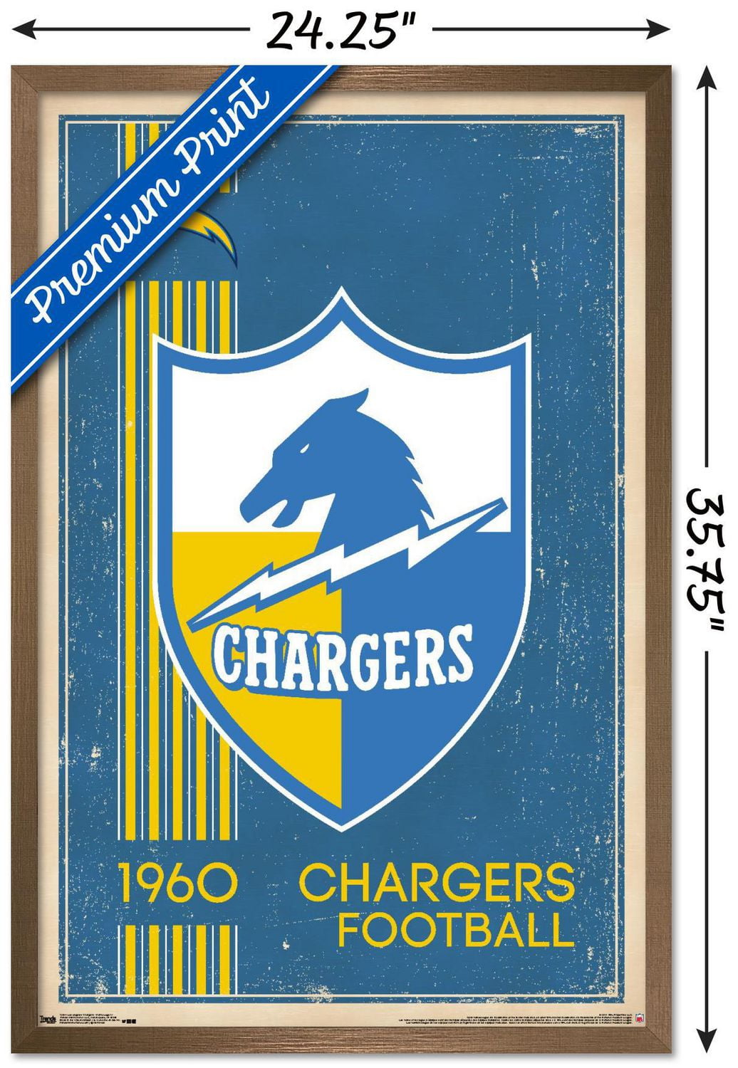 NFL Los Angeles Chargers - Logo rétro 17