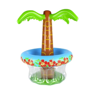 Inflatable Pool Party Cooler with Beach Theme, Large Capacity Drink Container for Outdoor Events