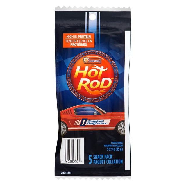Schneiders Hot Rod Sausage Snacks Original Flavour 9-Gram Sticks