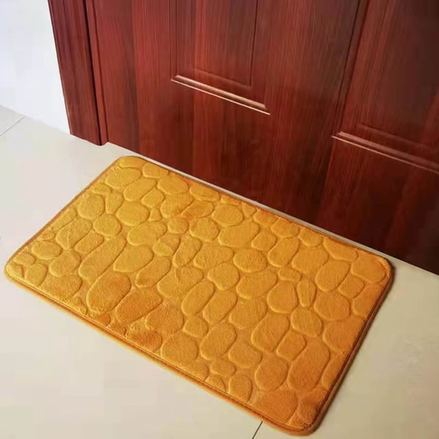Xihbxyly Memory Foam Bath Mat Rug, Soft Absorbent Bathroom Mats, Machine Wash, Non-Slip, Thick, Easier to Dry for Bathroom Floor Rugs, Carpet Rug Room Decor for Shower Floor, Bath Mats for Bathroom