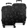 thumbnail image 1 of Travel Luggage Cover Suitcase Protector Fits 18-32 Inch Luggage Wheel Covers Patterned Travel Related Items Flower Luggage Protector Elastic Luggage Anti-scratch Suitcase Cover S, 1 of 5