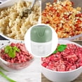 thumbnail image 4 of 250 ML Electric Garlic Mincer USB Charging Garlic Chopper Mini Food Processor with Stainless Steel Blade Durable Garlic Masher Food Chopper Kitchen Tool for Meat Vegetable Baby Food, 4 of 7