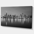 thumbnail image 3 of Tableau moderne imprimée sur toile Design Art chicago noir et blanc, 3 of 4