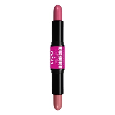 NYX PROFESSIONAL MAKEUP, Fards à joues Wonder, Duo fards à joues crème, Infusé d'Acide Hyaluronique - LIGHT PEACH AND BABY PINK