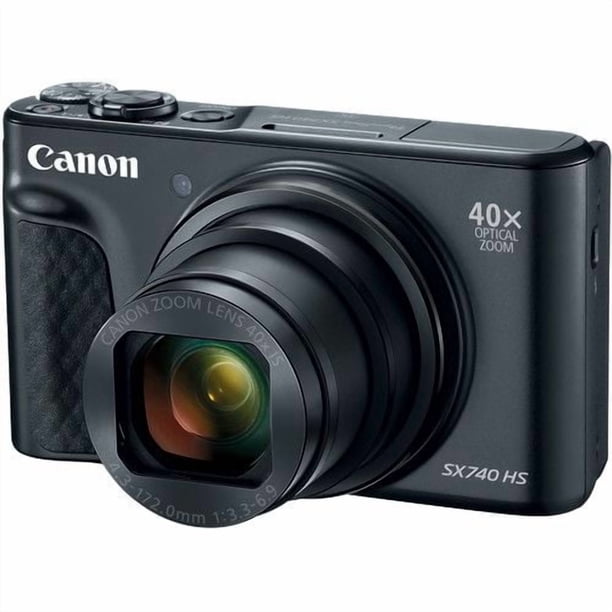 Canon PowerShot SX740 HS Digital Camera (Black) with 40x Optical