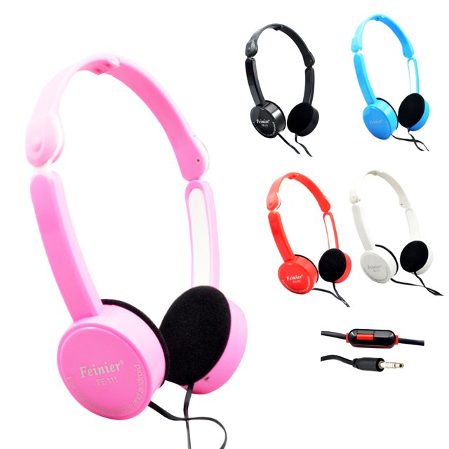 Foldable Stereo Headset Digital Noise Cancelling Headset Wire Control Children Gifts