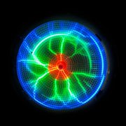 MesaSe Plasmas Disk Sound Control LED Lighting Mini Plasma Disk Sensor Lighting Plate Party Home Decor(White)