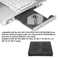 thumbnail image 4 of External Optical Disc Drive Enclosure Kit, Ultra Slim Portable USB 3.0 Type C External CD  Compatible With 9.5mm 9mm  Tray Loading CD DVD BD Optical Drive, 4 of 8