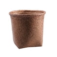 thumbnail image 1 of Home Textile Storage - Product Category Home Textile Storage 2 - Product Title Woven Waste for Rattan Style Small Garbage Can for Bedroom Bathroom Kitchen - Modern and Durable, 1 of 5